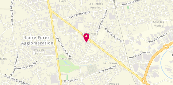 Plan de COUCHET Didier, 16 Avenue de Saint Etienne, 42600 Montbrison
