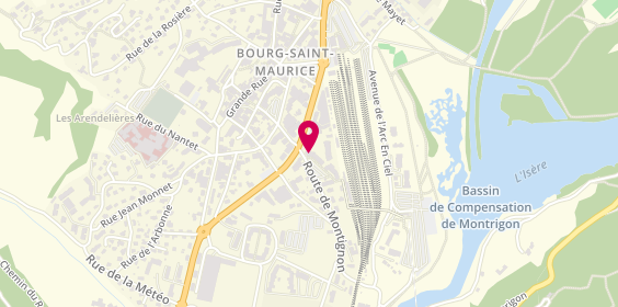Plan de MARCHAND Sandrine, 289 Route de Montrigon, 73700 Bourg-Saint-Maurice