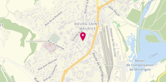 Plan de FAVREAU Olivier, 98 Route de Montrigon, 73700 Bourg-Saint-Maurice