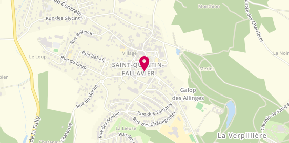 Plan de DARNE Stéphanie, 11 Place de la Paix, 38070 Saint-Quentin-Fallavier