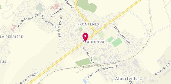 Plan de ROUYER Angélique, 13 Rue de la Mairie, 73460 Frontenex