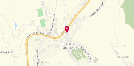 Plan de CASERO Sophie, Route de Clermont, 63210 Rochefort-Montagne