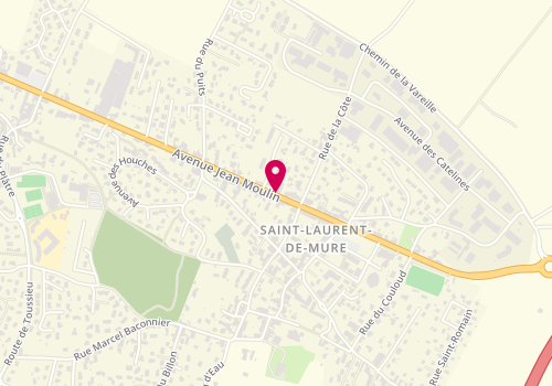 Plan de LABOURE Delphine, 81 Avenue Jean Moulin, 69720 Saint-Laurent-de-Mure