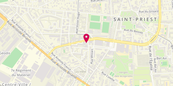 Plan de VAUCHAUSSADE DE CHAUMONT Matthias, 3 Rue Docteur Gallavardin, 69800 Saint-Priest