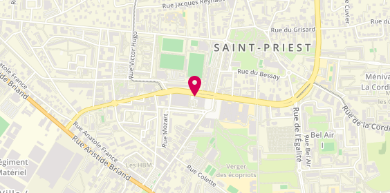 Plan de BRAHIMI Imané, 9 Boulevard Edouard Herriot, 69800 Saint-Priest