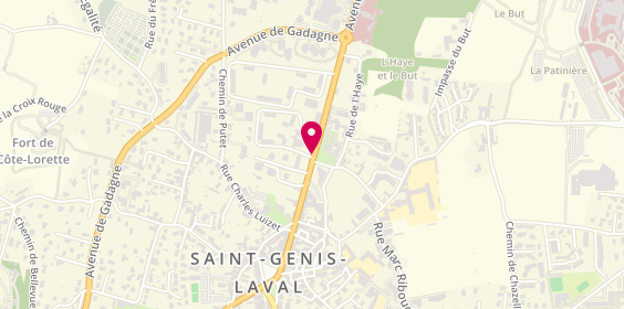 Plan de BOUGNIE DOUNLA Carmel Sylvie, 108 Avenue Georges Clemenceau, 69230 Saint-Genis-Laval