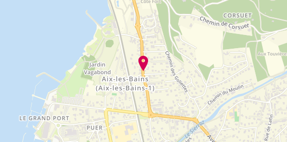 Plan de L'HOPITAL SORIANO Anne Sophie, 30 Route de Saint Innocent, 73100 Aix-les-Bains