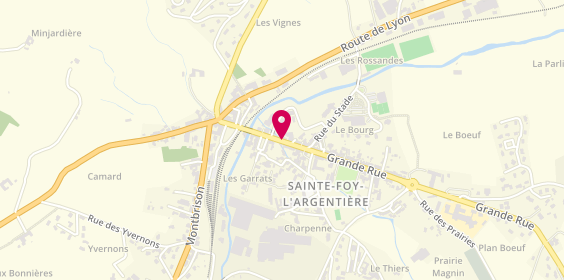Plan de BARBARIN Valérie, 227 Grande Rue, 69610 Sainte-Foy-l'Argentière
