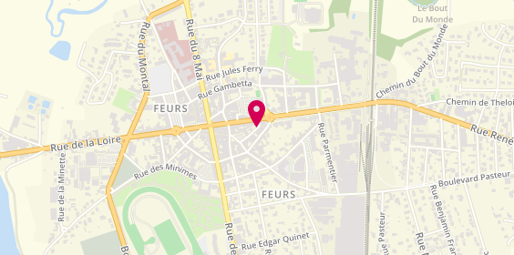 Plan de FEVRE Elvin, 4 Rue des Remparts, 42110 Feurs