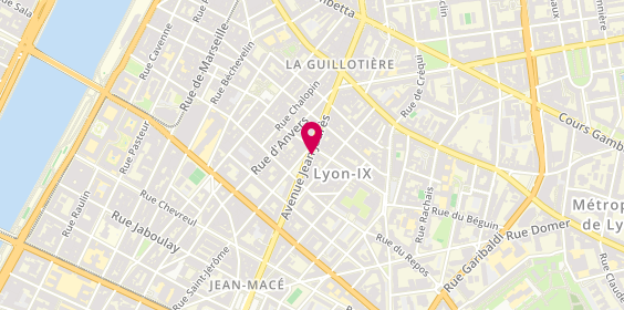 Plan de LATRECHE Fatiha, 45 Avenue Jean Jaurès, 69007 Lyon