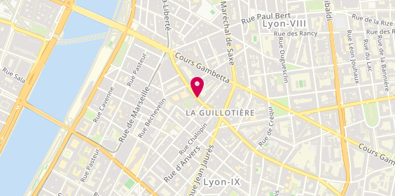 Plan de SCHMITT Marie Isabelle, 51 Grande Rue de la Guillotiere, 69007 Lyon