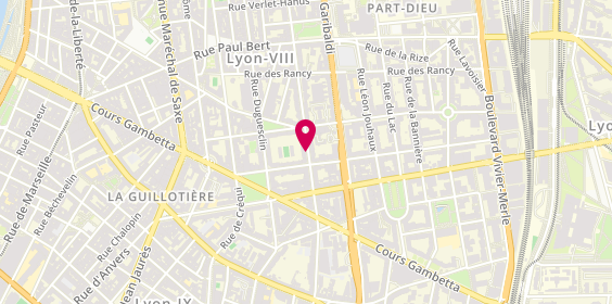 Plan de BENFREDJ Paul, 288 Rue André Philip, 69003 Lyon
