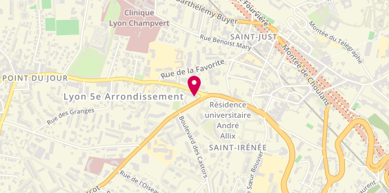 Plan de COURTIN Nicolas, 26 Rue du Commandant Charcot, 69005 Lyon