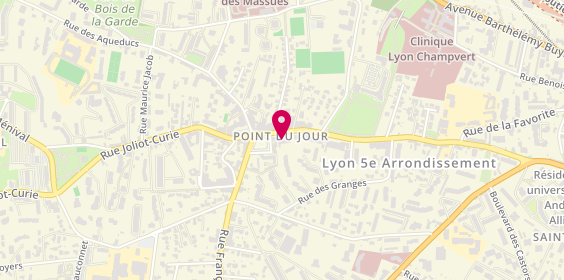 Plan de CHARRIN Antoine, 85 Avenue du Point du Jour, 69005 Lyon