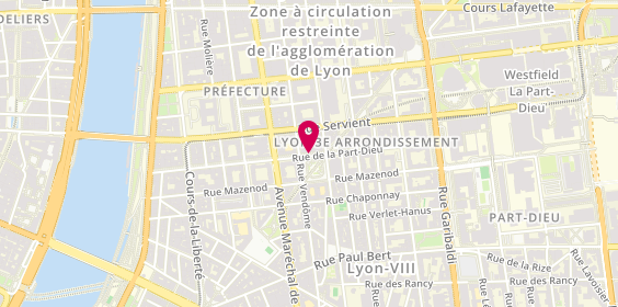 Plan de CAILLON Carole, 63 Rue de la Part Dieu, 69003 Lyon