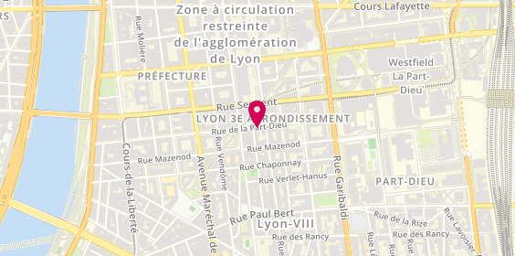Plan de BENITEZ LINARES Marta, 76 Rue de la Part-Dieu, 69003 Lyon