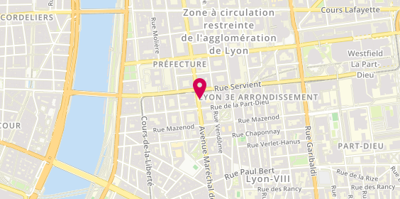 Plan de BEHLERT Véronique, 97 Avenue du Mal de Saxe, 69003 Lyon