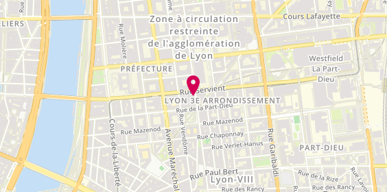 Plan de AUDOUX Solenne, 180 Rue de Créqui, 69003 Lyon