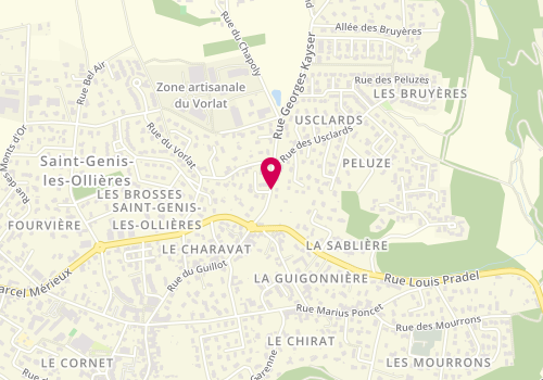Plan de BUATOIS Christophe, 8 Place Georges Pompidou, 69290 Saint-Genis-les-Ollières