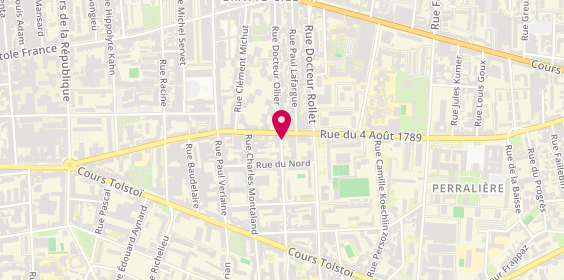 Plan de CARROTTE Damien, 1 Rue du Dr Pierre Fleury Papillon, 69100 Villeurbanne