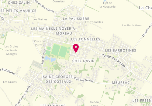 Plan de MOREAU Laetitia, 22 Grand Rue, 17810 Saint-Georges-des-Coteaux