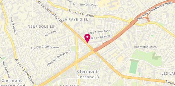 Plan de CROS Olivier, 147 Boulevard Lafayette, 63000 Clermont-Ferrand