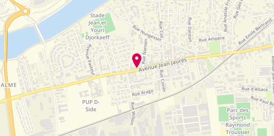 Plan de ALLOUACHE Myriam, 75 Avenue Jean Jaurès, 69150 Décines-Charpieu