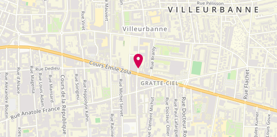 Plan de CHAMBRON Cédric, 29 Rue Jean Bourgey, 69100 Villeurbanne