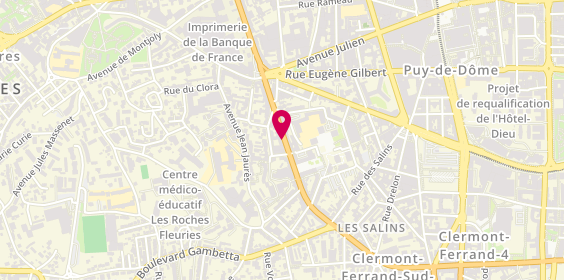 Plan de CAILLE Régis, 34 Boulevard Aristide Briand, 63000 Clermont-Ferrand
