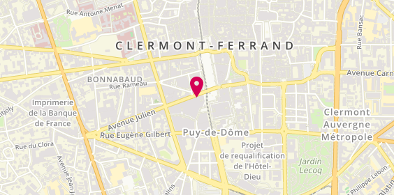 Plan de AUBAZAC Dominique, 3 Avenue Julien, 63000 Clermont-Ferrand