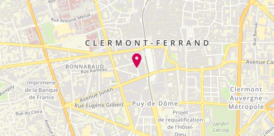 Plan de DUROUX Philippe, 8 Rue Ernest Renan, 63000 Clermont-Ferrand
