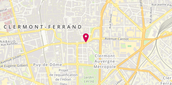 Plan de DEVAUX Delphine, 10 Rue Maréchal Joffre, 63000 Clermont-Ferrand