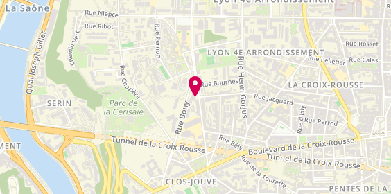Plan de DEROCHE Sylvain, 25 Rue Philippe de Lassalle, 69004 Lyon