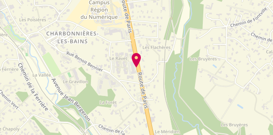 Plan de RIGOLLET René, 104 Route de Paris, 69260 Charbonnières-les-Bains