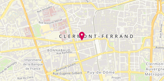 Plan de FOUGEROUSE Monique, 16 Rue Blatin, 63000 Clermont-Ferrand