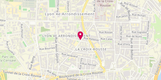 Plan de THOLLET Laura, 49 Rue Denfert Rochereau, 69004 Lyon
