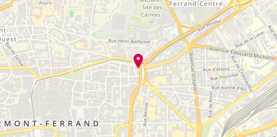 Plan de AFKIR Achraf, 13 Place Delille, 63000 Clermont-Ferrand