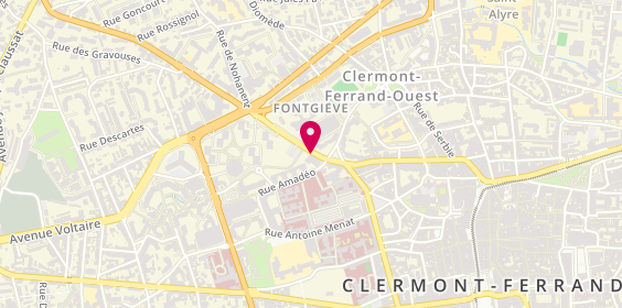 Plan de DAUMARD RENON Claudine, 93 Rue Fontgiève, 63000 Clermont-Ferrand