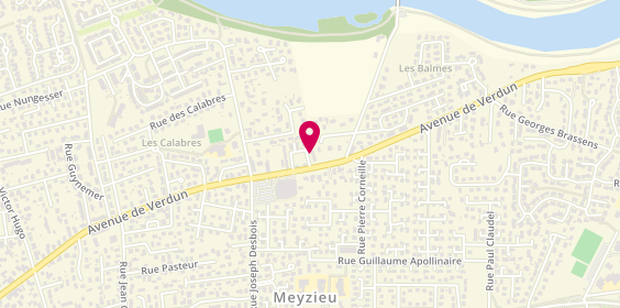Plan de BRUNET Maxime, 120 Avenue de Verdun, 69330 Meyzieu