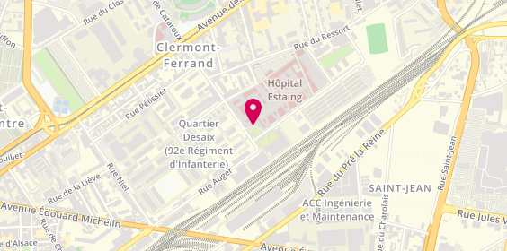 Plan de DU Merle Guillemette, 1 Place Lucie Aubrac, 63003 Clermont-Ferrand