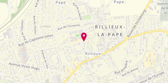 Plan de FAUJOUR Pauline, 15 Rue Fleury Salignat, 69140 Rillieux-la-Pape