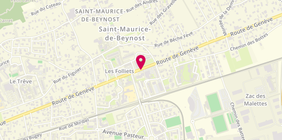 Plan de RENIAUT Valentin, 40 Route de Geneve, 01700 Saint-Maurice-de-Beynost