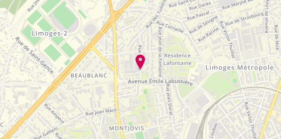 Plan de CINCAN Ionel, 12 Rue Boileau, 87100 Limoges