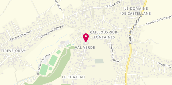 Plan de BOYER Alice, 55 Route de Noailleux, 69270 Cailloux-sur-Fontaines