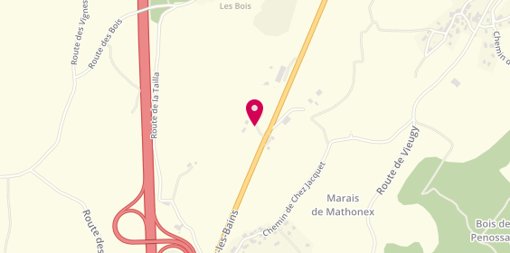 Plan de MANIA Bertrand, 636 Route d'Aix Les Bains, 74600 Montagny-les-Lanches