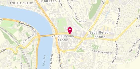 Plan de CHAVRIER Clotilde, 12 Rue Victor Hugo, 69250 Neuville-sur-Saône