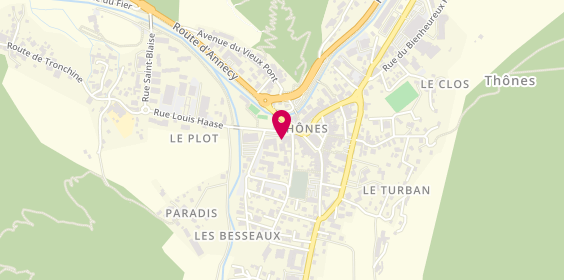 Plan de JANIN Jean Marie, Place Avet, 74230 Thônes