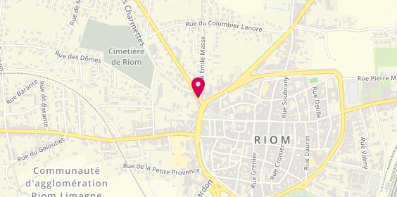 Plan de SIMON Dominique, 2 Avenue de Chatel Guyon, 63200 Riom