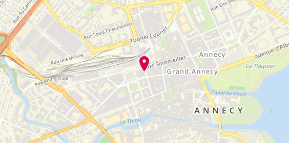 Plan de GIROFLIER Lauranne, 13 Rue de la Poste, 74000 Annecy