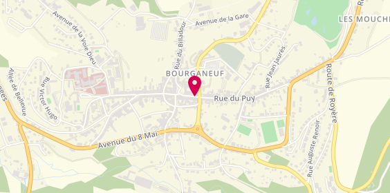 Plan de BATEAU Séverine, 6 Rue Zizim, 23400 Bourganeuf